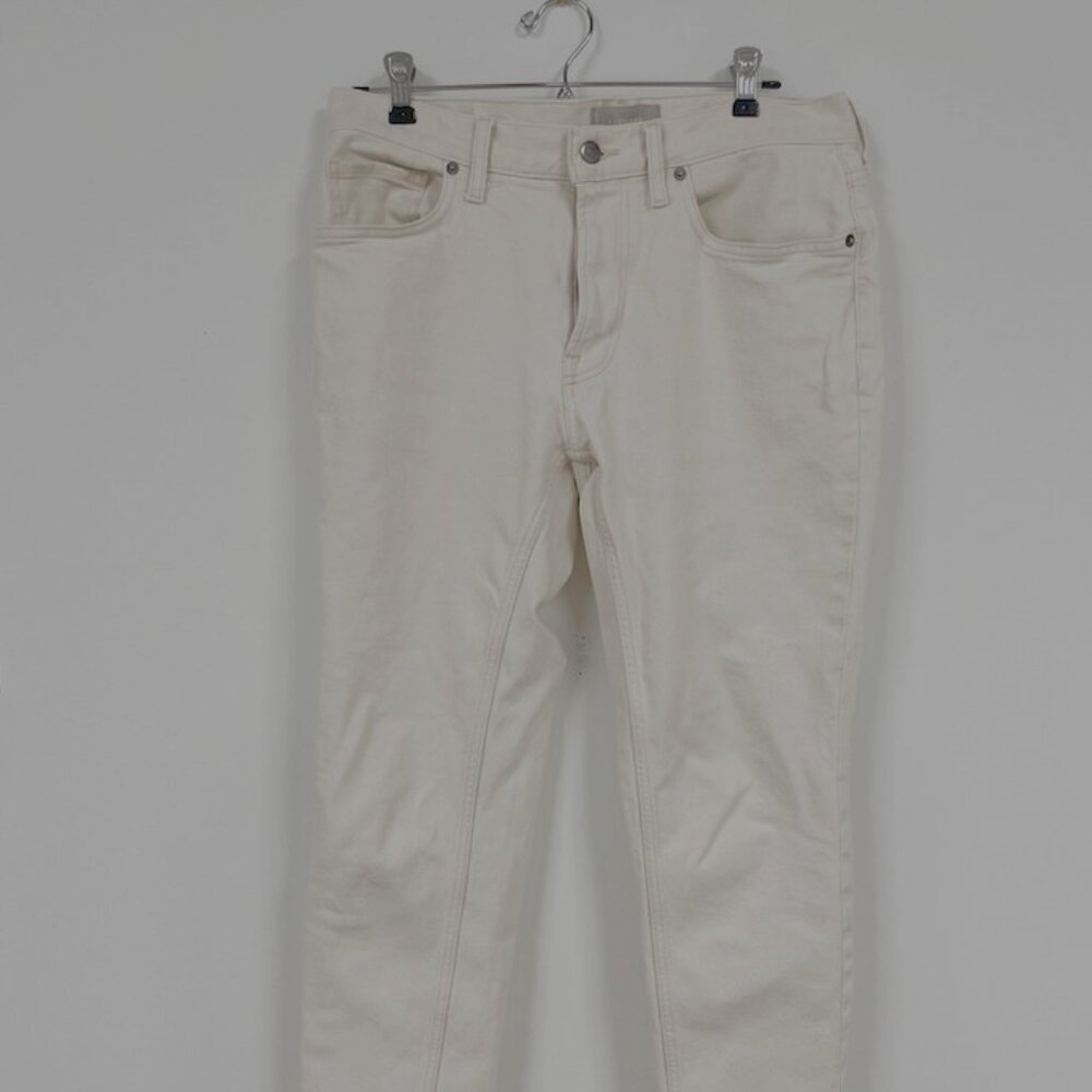 Organic Cotton Everlane Ecru Slim Fit Jeans